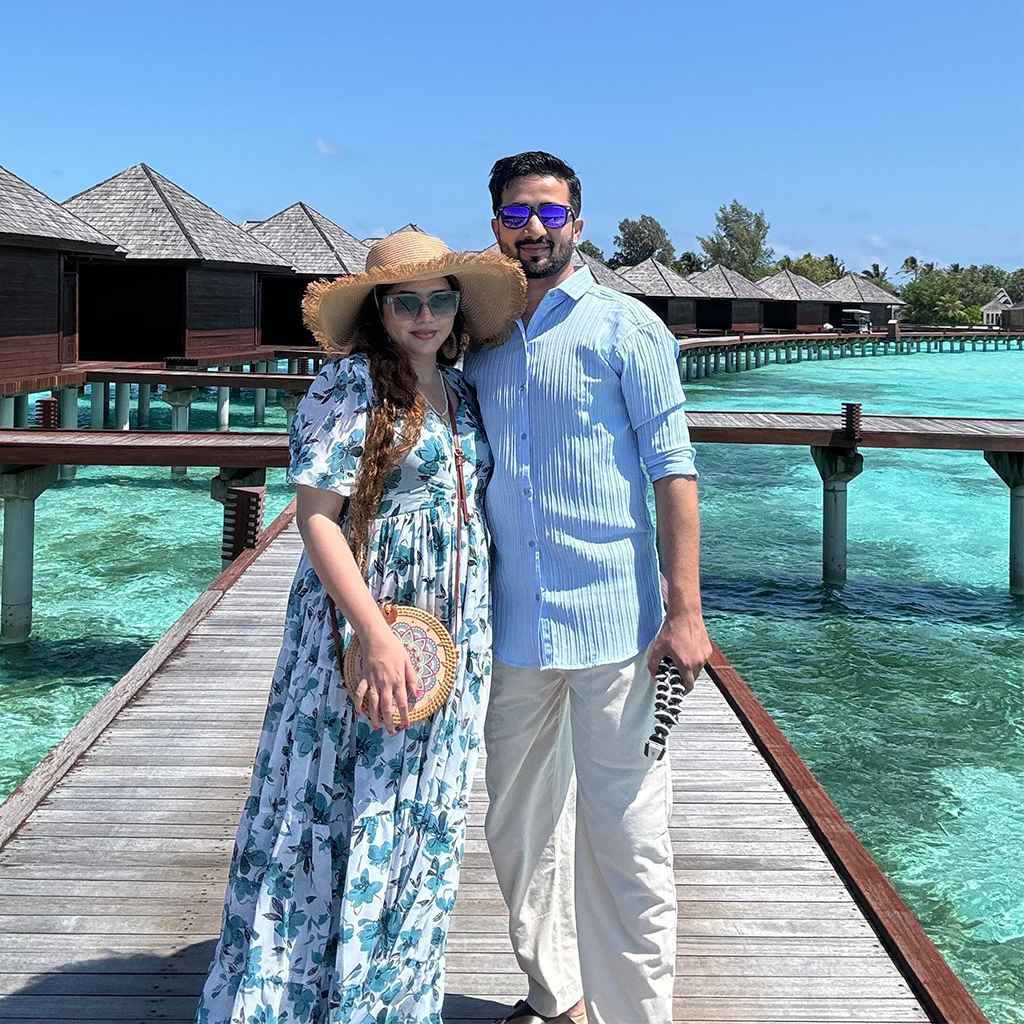 Farha and her partner’s magical honeymoon in the Maldives